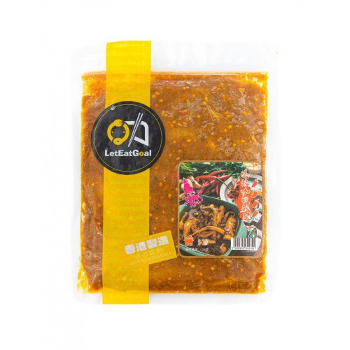 A150 爆辣咖喱魷魚 400g